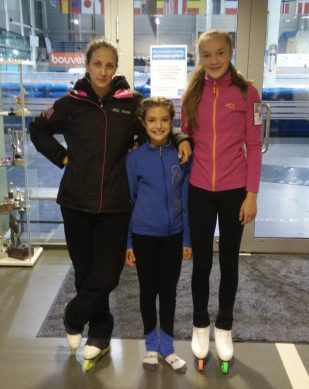 Fra venstre Sara, Mia og Sanna