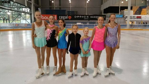 Therese, Elina, Mia, Anna, Amalie, Ingrid og Ida Marie